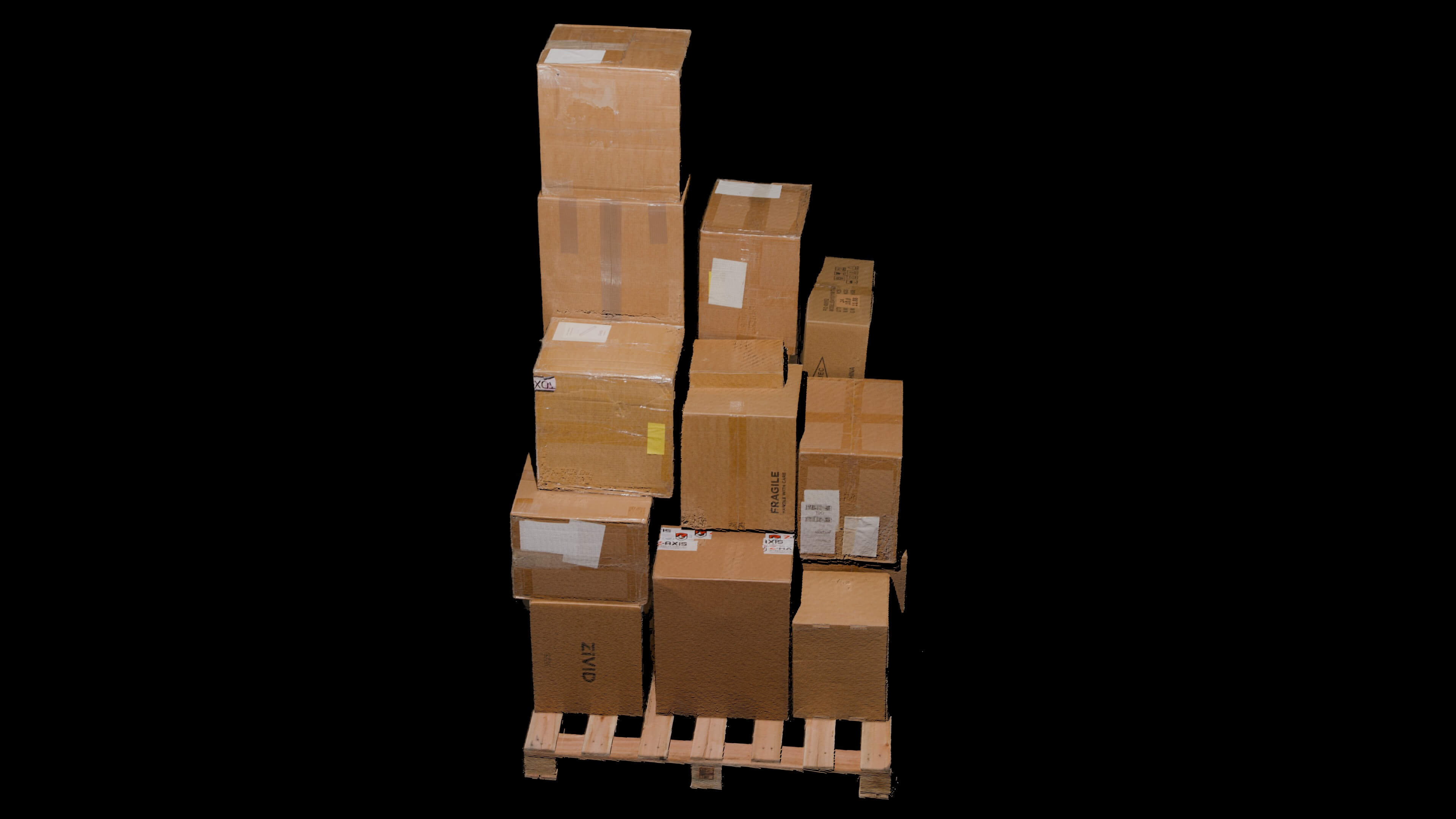 Works with all pallet sizes - Zivid 3 XL250