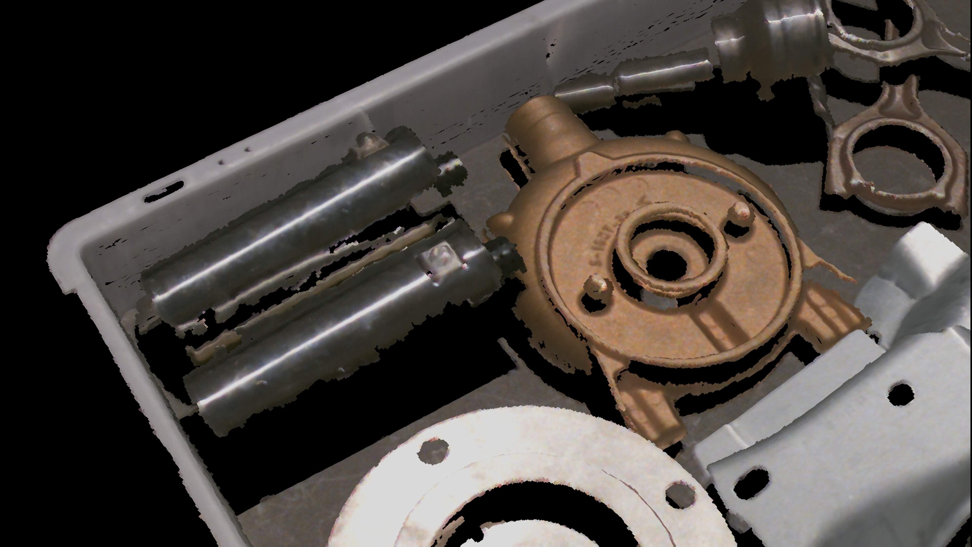 까다로운 제조 부품과 함께 작동 - Zivid 3 XL250