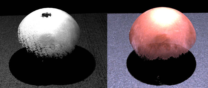 Object Occlusion point cloud example