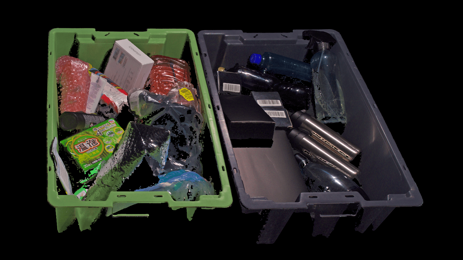 Warehouse piece picking for multi-bins with LR110