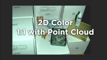 Zivid One Plus Medium Depth Map