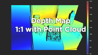Zivid One Plus Medium Depth Map