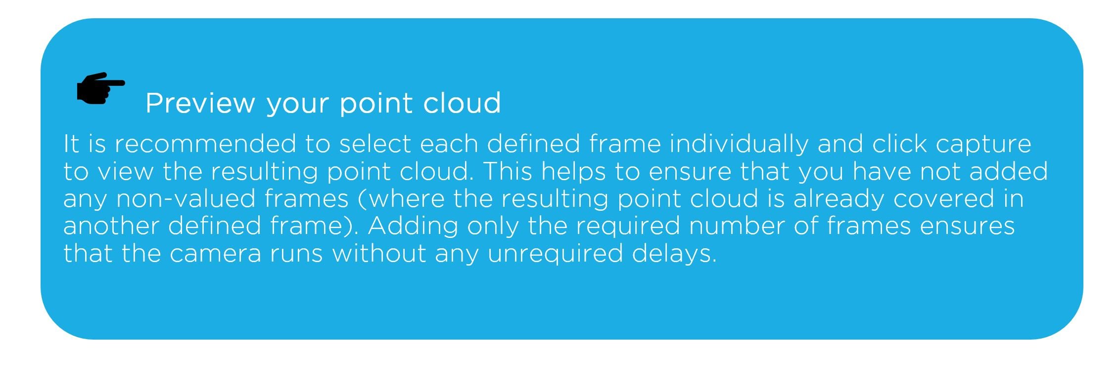 preview your point cloud