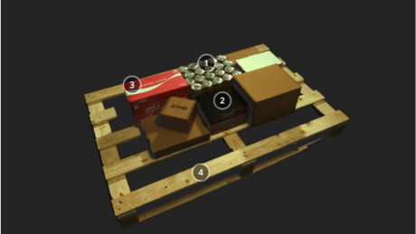 point cloud 3D vision pallet