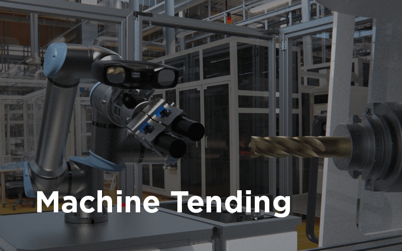 Machine tending with Zivid 3D vision