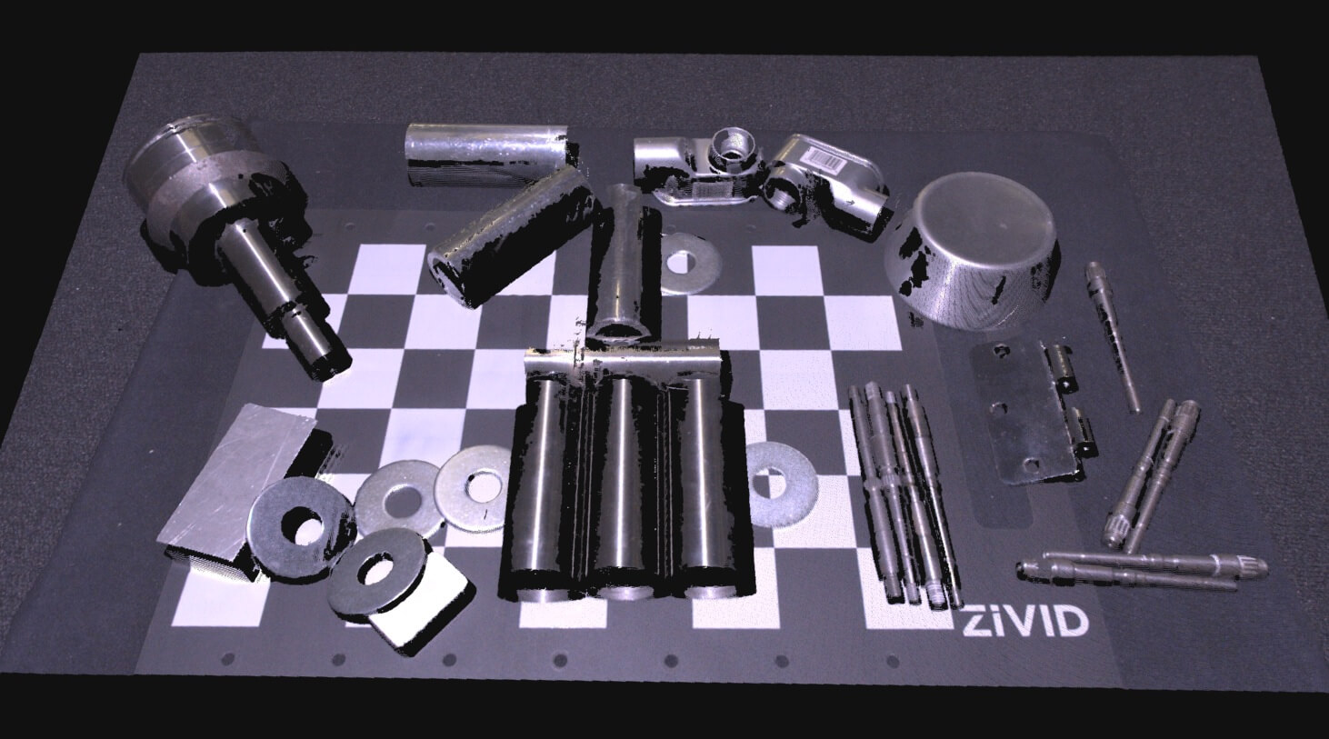 Zivid 3D camera captures high quality point clouds of reflective and shiny metal parts